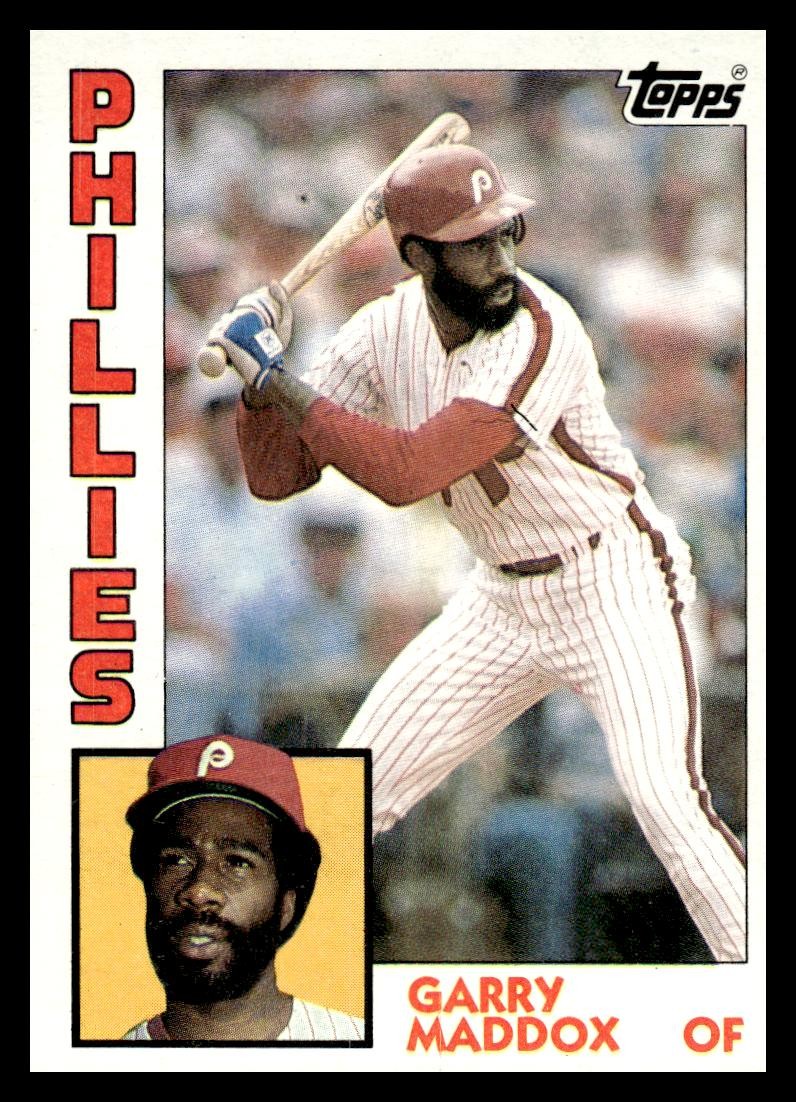 1984 Topps #755 Garry Maddox Philadelphia Phillies