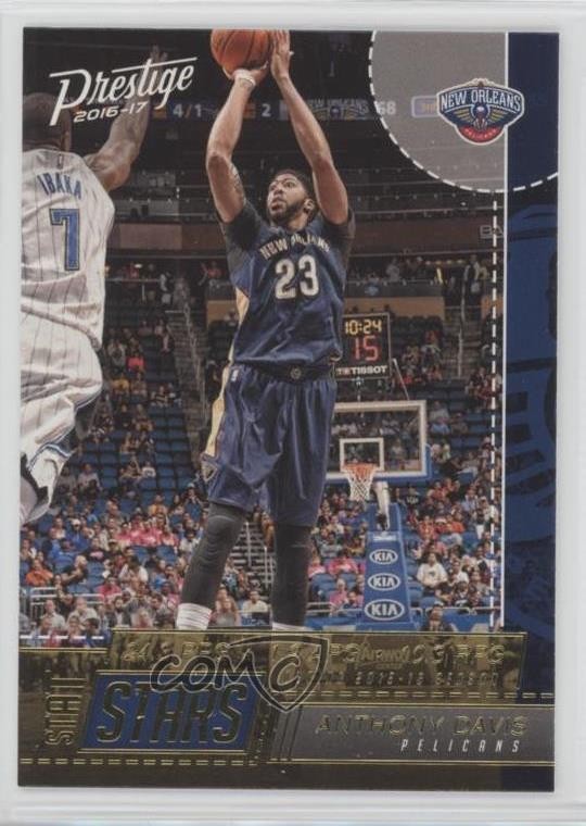 2016-17 Panini Prestige Stat Stars Anthony Davis #17 9hx