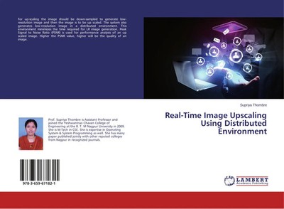 Supriya Thombre | Real-Time Image Upscaling Using Distributed Environment | Buch