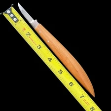 Detail Carving Knife By KST Solinger Germany Wood Handled