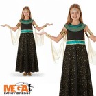 Girls Cleopatra Costume Ancient Egyptian Fancy Dress Kids Childrens Book Day Out