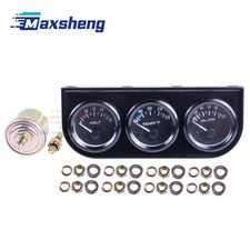52mm 2 3-in-1 Triple Gauge Set Kit Water Temp Oil Pressure Volt Meter Car Auto 52mm 2 3-in-1 Triple Gauge Set Kit Water Temp Oil Pressure Volt Meter Car Auto