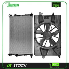Radiator and Cooling Fan Assembly For 14-18 Jeep Cherokee 2015-2017 Chrysler 200
