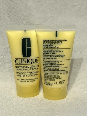 2 Pcs Clinique Dramatically Different Moisturizing Lotion+ 1.7oz *2=3.4 oz total