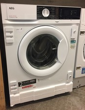 Image of AEG Integrated Washing Machine 8kg 1400 rpm White B Rated LFX6G8434BI (11457)