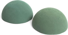 Flower Foam round Half Balls - 7.8-Inch, 2-Pack - Sphere  Dome Shapes for Flora