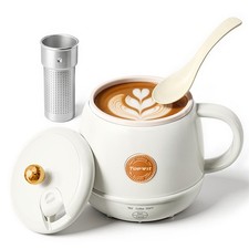 Travel Kettle, 14oz Rapid Heating Up to 212°F, Temperature Control Heating Co...