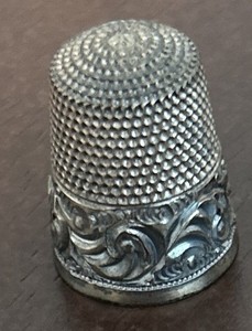 Vintage Sterling Silver Sewing Thimble