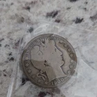 1900 Barber Half Dollar Silver 50C Circulated US Coin Uncertified .900 Fineness