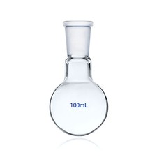 100ml 24/29 1-Neck Round Bottom Glass Flask Single Neck Lab Boiling Bottle
