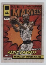 2021 Donruss Net Marvels Press Proof Gold Foil Black Text Kevin Garnett HOF 1t2n