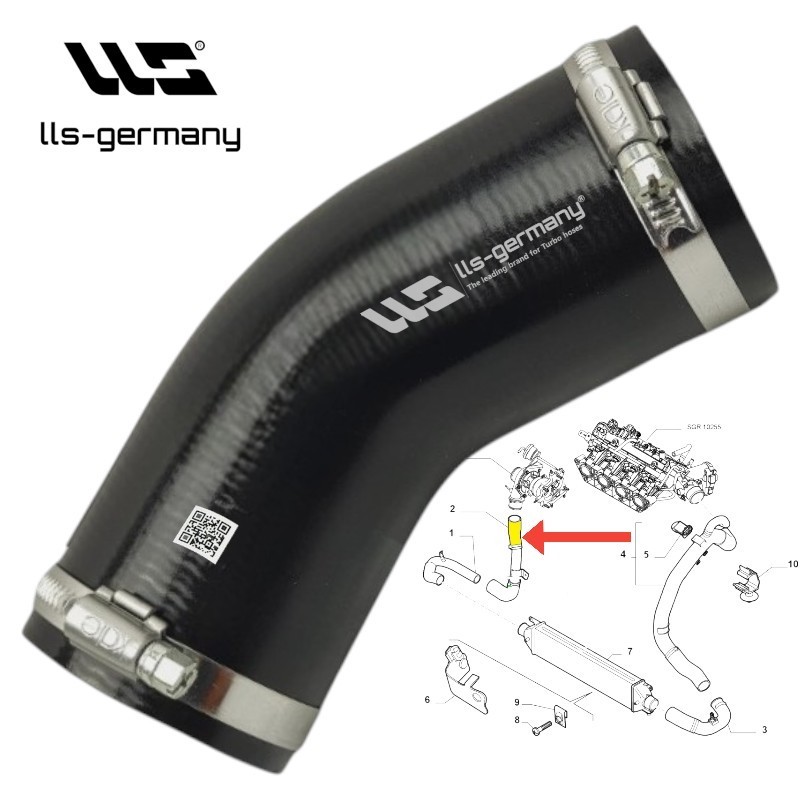 Air Intake Hose for Alfa Romeo Mito (955) Fiat Punto Evo 1.4 51838614 51867253