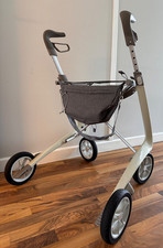 byACRE Carbon Ultralight Rollator Walker – Oyster White – Hardly Used – Boxed