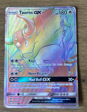 Tauros GX 156/149 Secret Rare Rainbow Holo