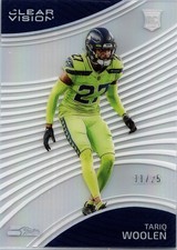 2022 Panini Chronicles Tariq Woolen Clear Vision Rookies Holo Silver #/25
