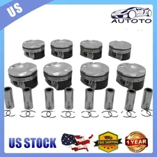 8x Engine Pistons Set For G550 C63 E63 S AMG M177 4.0T 1770300900 1770300800