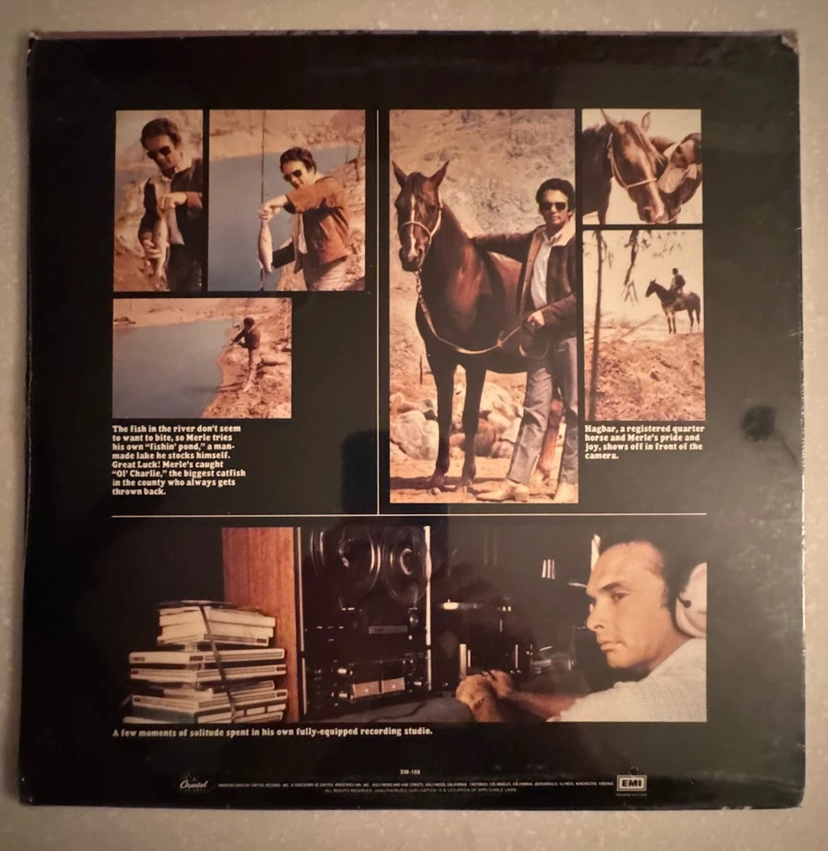 Merle Haggard-Pride In What I Am -Vinyl-LP-“Sealed”- 1969 Capitol SM-168-Album - Image 2 of 2