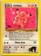 Erika's Clefairy 40/132 Uncommon Gym Challenge Pokemon Unlimited Lightly Played on eBay