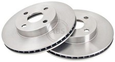 2x A.B.S. Coated Disque de frein Avant pour TOYOTA COROLLA (ZZE12, NDE12, ZDE12)