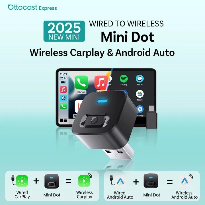Ottocast Auto TV Mate Pro - HDMI Multimedia & Wireless CarPlay Adapter NEU VERSIEGELT - Bild 2 von 4