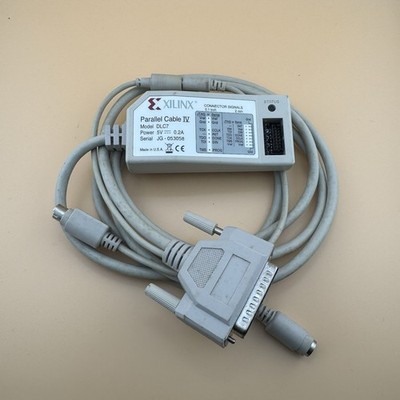 Genuine Xilinx Parallel Cable IV DLC7 FPGA JTAG Programming Cable Made in USA