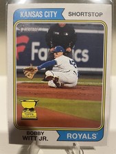 2023 Topps Heritage - Throwback Uniform Variation Bobby Witt Jr. #85