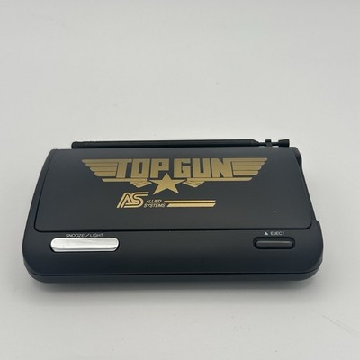 Top Gun Swing Interlectronic Ltd. AM/FM LCD Alarm Clock Radio Rare/Vintage WORKS
