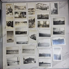 WW2 WWII Original Training Camp Pictures American Trainees Lot