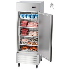 Uimoso Commercial Upright Freezer 22 Cu.ft with Single Door and 4 Shelves