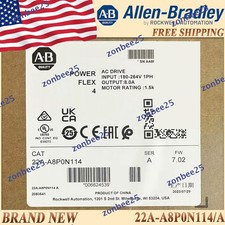22A-A8P0N114/A New in Box AB PowerFlex 4-1.5 kW 2HP AC Drive Free Ship US Stock