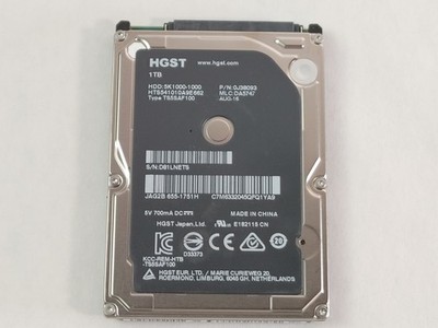 HGST Apple HTS541010A9E662 1 TB SATA III 2.5 in Laptop Hard Drive
