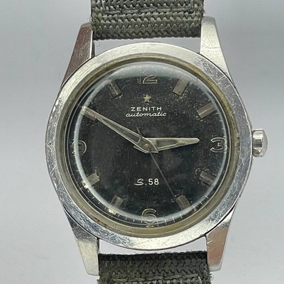 VINTAGE ZENITH PILOT  T S58 AUTOMATIC MOVEMENT 37 MM