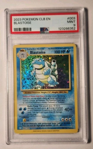 PSA Blastoise #003 2023 Pokemon CLB Classic Card Game