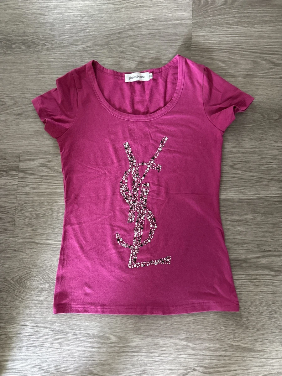 Saint Laurent Regular Size T-Shirt Tops for Women for sale | eBay
