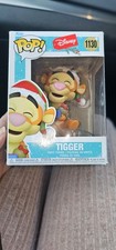 Funko Pop Disney Holiday Winnie The Pooh Flocked Tigger #1130 Christmas Rare