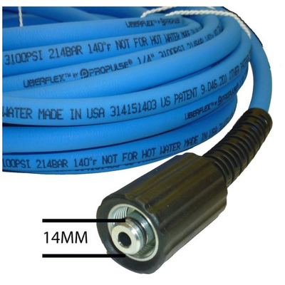 #ad Flexible UBERFLEX 25#x27; Pressure Washer Hose 3100 PSI $75.19