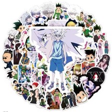 50pcs Hunter X Hunter Anime Stickers Waterproof Sticker Pack Kawaii