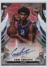 2024-25 Topps Inception Rookie Red /75 Cam Christie #RA-CC Auto j8o