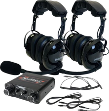 NAVATLAS - NIO131PK - Intercom/Headset Kit - 2-Seat - Black