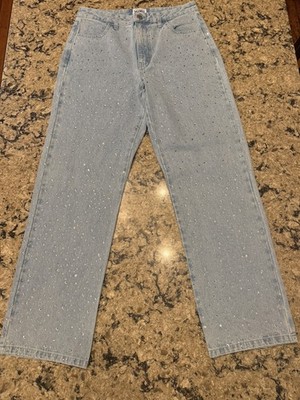 Show Me Your Mumu Icon Jeans in Embellished Indigo Size 29