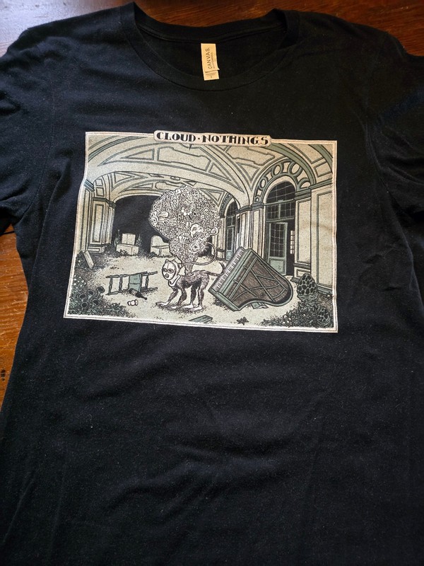 Cloud Nothings T-Shirt Small (Bought at Asbury Hall, Buffalo 2017)