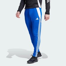 Adidas Tiro 24 Aeroready Royal Blue  White Men's Small Soccer Pants - IV7265