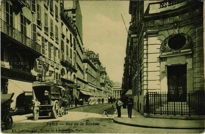 CPA PARIS 2. - Rue de la Banque (57606)