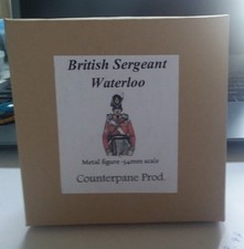 54mm Lead British Soldier - Sergeant - Waterloo