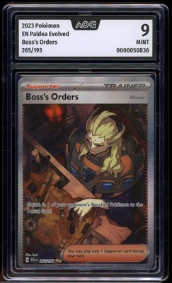 Boss's Orders - #265 Paldea Evolved - Englisch - AOG 9 Mint