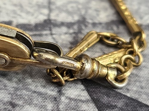 Vintage Ecco Gold Filled Pocket Folding Knife w/ Matching Original Chain Germany - Picture 22 of 24