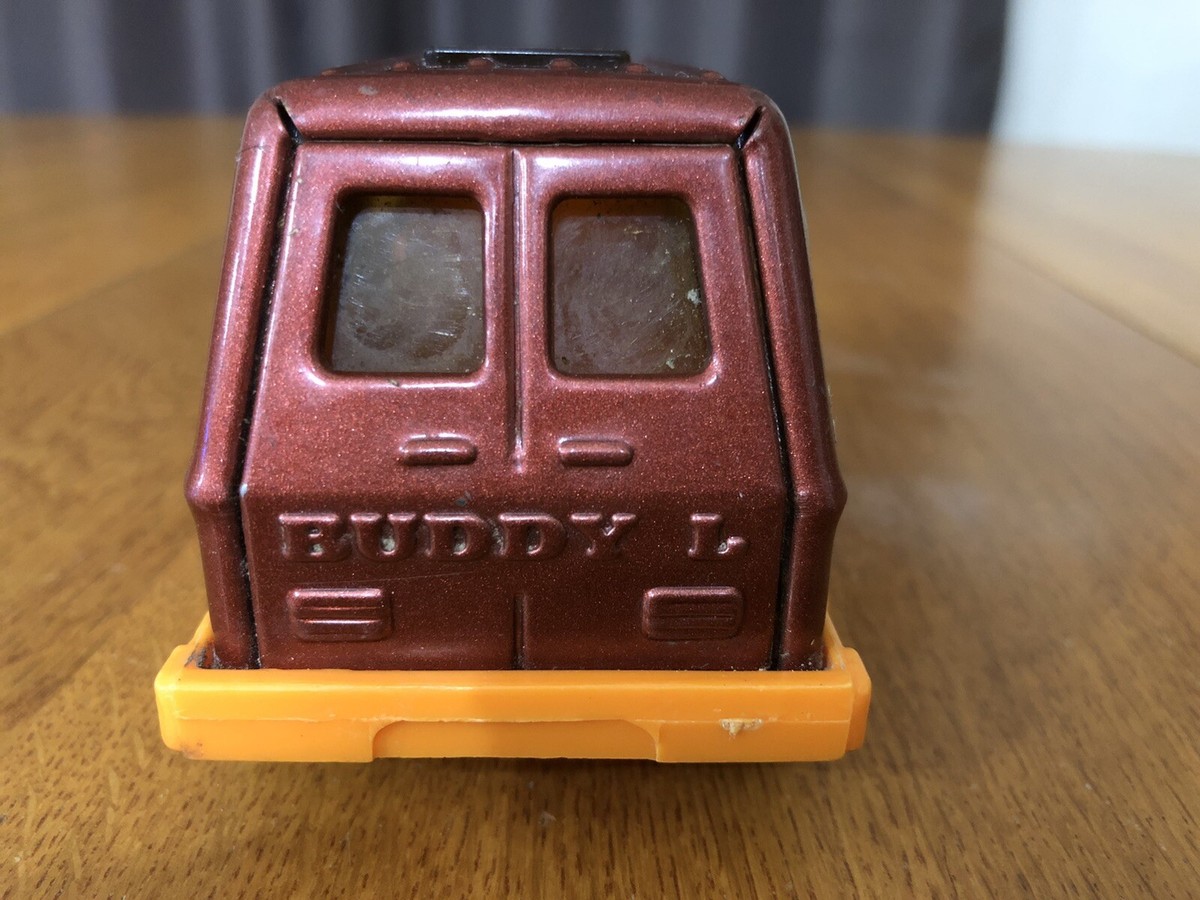 VINTAGE BUDDY L GROOVY MOTORCYCLE VAN BUBBLE WINDOWS JAPAN