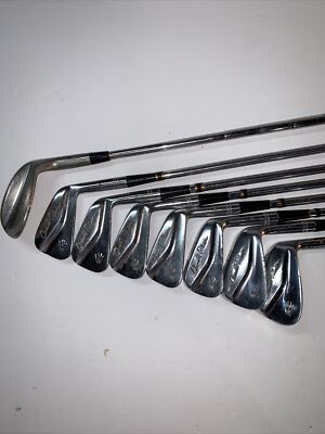 Arnold Palmer Steel Shaft golf clubs W/ Sand Wedge 2-9 Missing 6 True Temper