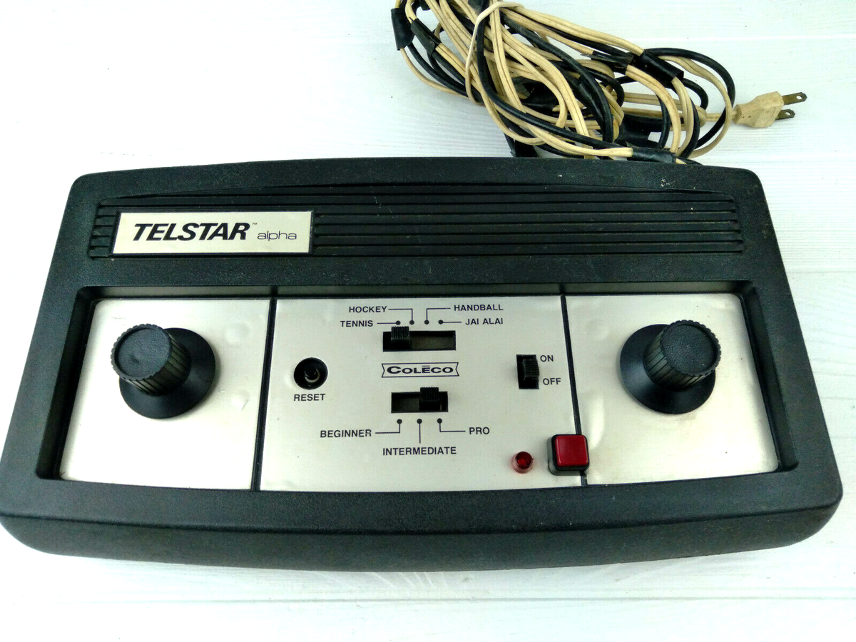 VINTAGE 1976 COLECO TELSTAR ALPHA TV VIDEO GAME CONSOLE. MODIFIED