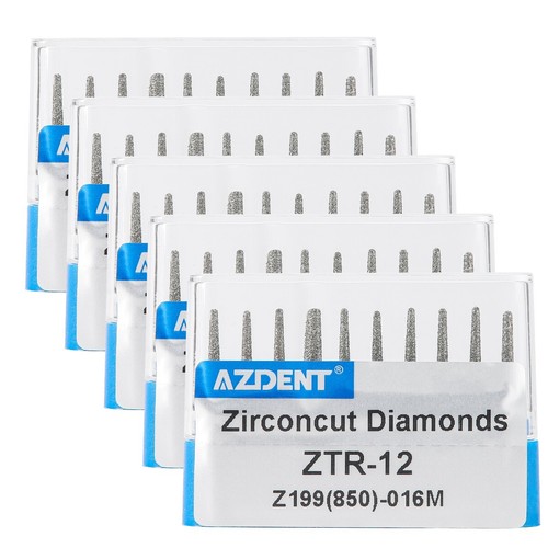 Dental High Speed FG Diamond Burs Cutting Zirconia Ceramic Friction Grip 1.6mm - Picture 74 of 124